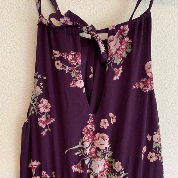 torrid purple floral dress